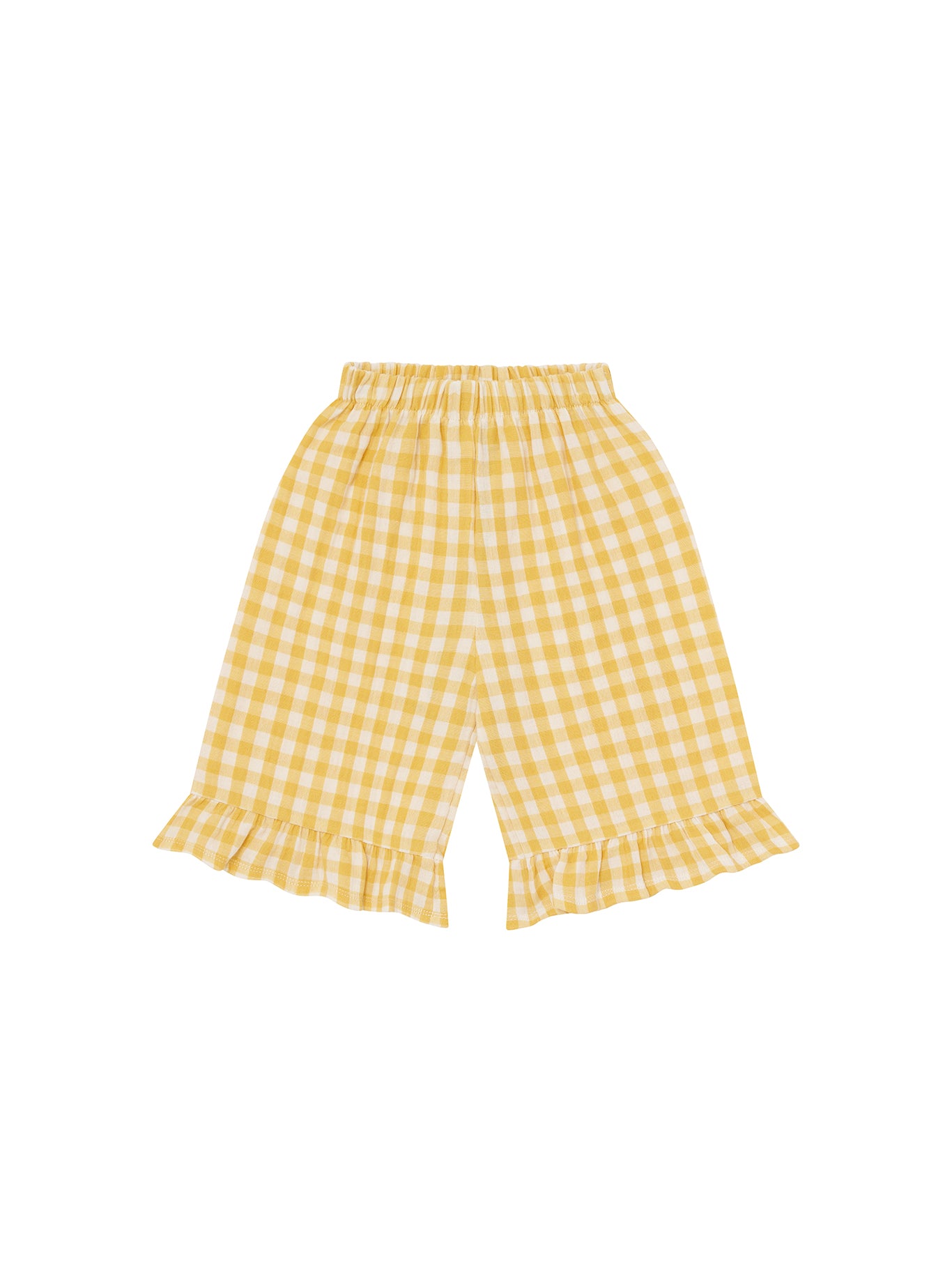 Organic Zoo Honeycomb Gingham Frill Culottes