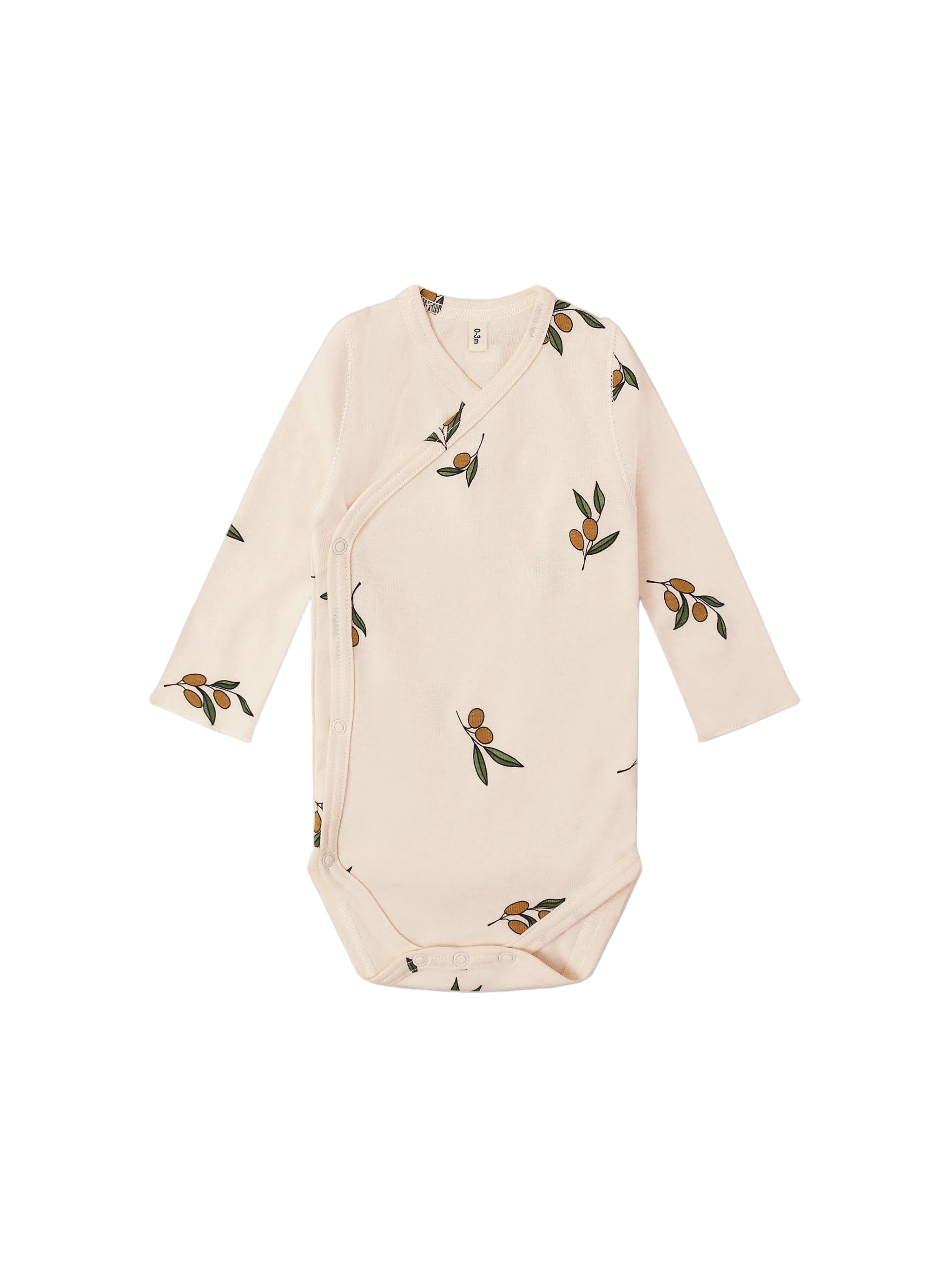 Organic Zoo Olive Garden Wrap Bodysuit