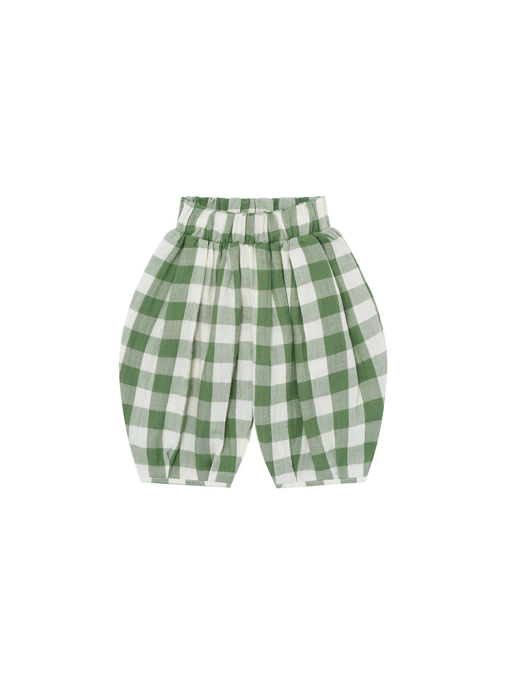 Organic Zoo Dill Gingham Resort Pants