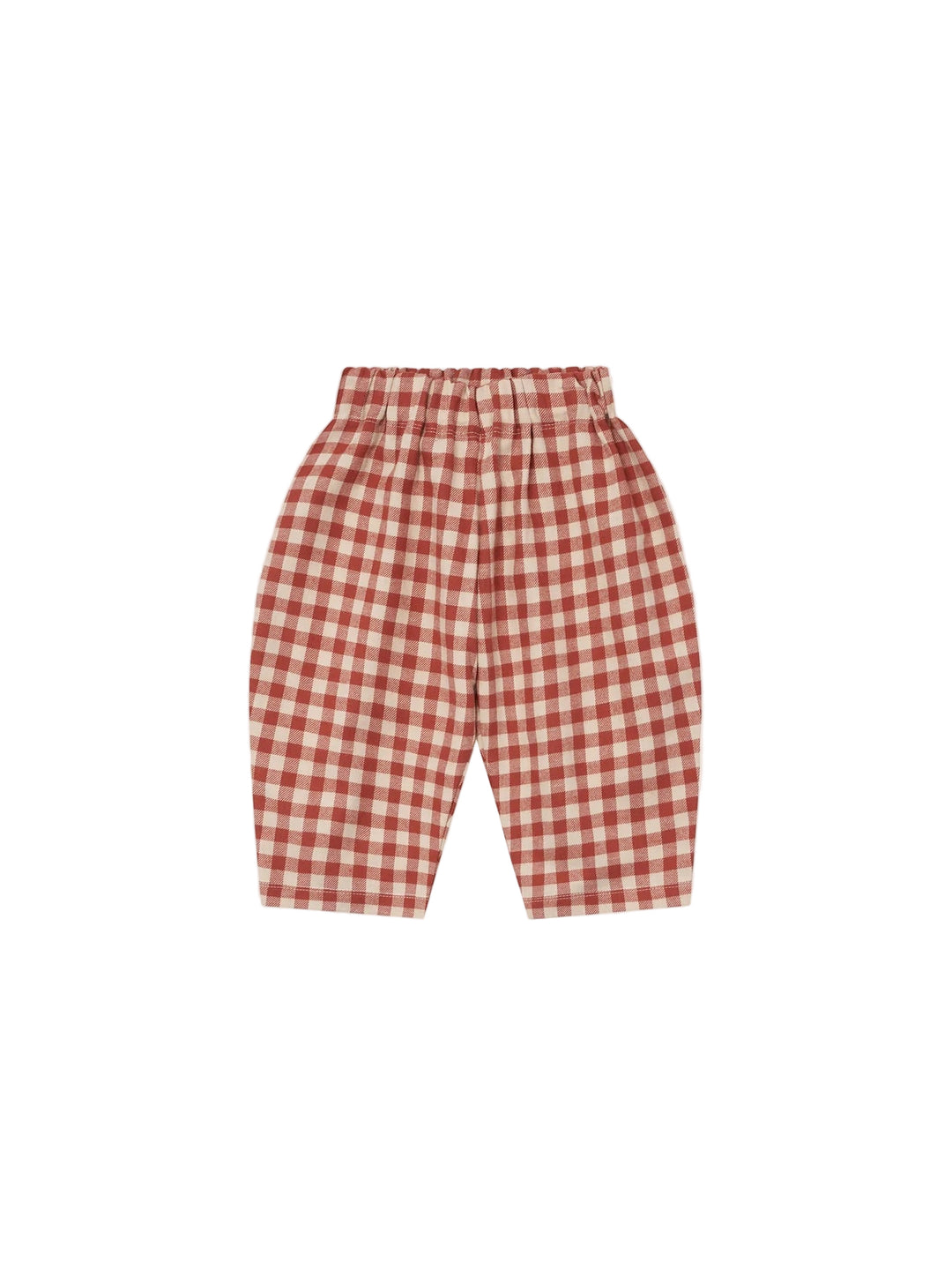 Organic Zoo Paprika Gingham Carrot Pants