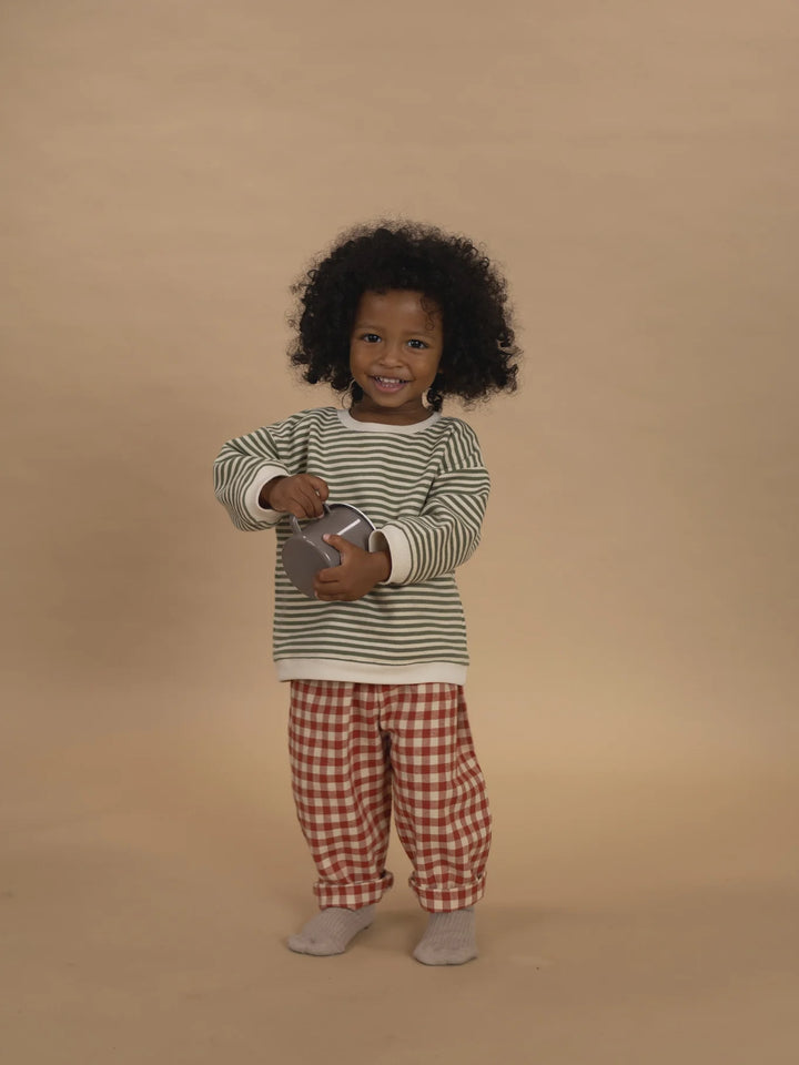 Organic Zoo Paprika Gingham Carrot Pants