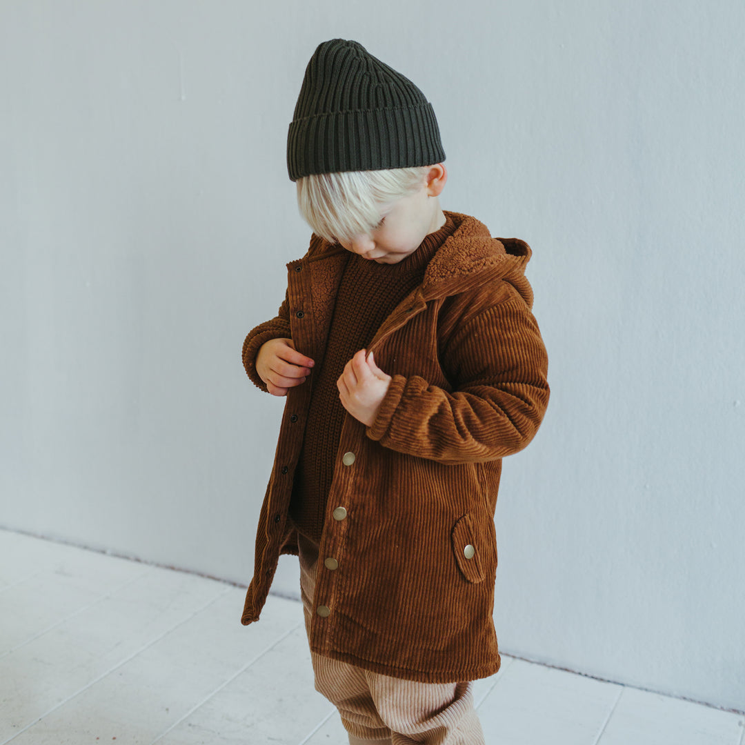 Corduroy parka best sale
